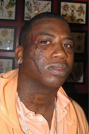 Gucci Mane, ice cream cone tattoo